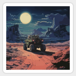 Mars Exploration Sticker